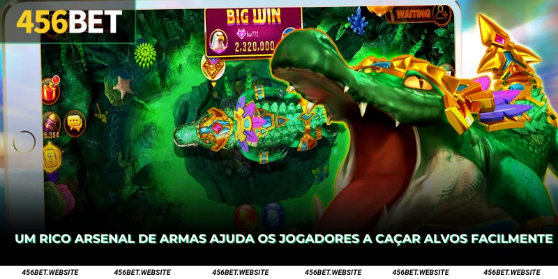 Um rico arsenal de armas ajuda os jogadores a caçar alvos facilmente